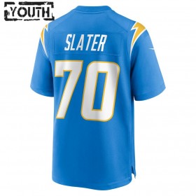 Maillot Los Angeles Chargers Rashawn Slater 70 Nike Bleu 2021 NFL Draft - Enfant